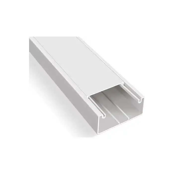 Kablo Kanalı 100x50mm İçten Kapaklı 3 Bölmeli
