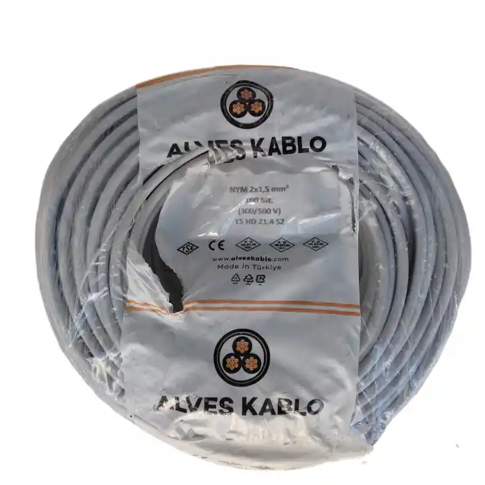 Alves 2x1.5 Nym Kablo ( Metre Fiyatıdır )
