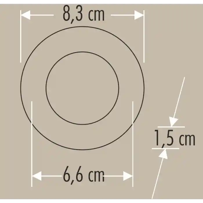 Cata 3w Slim Panel ( Beyaz ) Ct-5144 Led Spot 6500 Kelvin