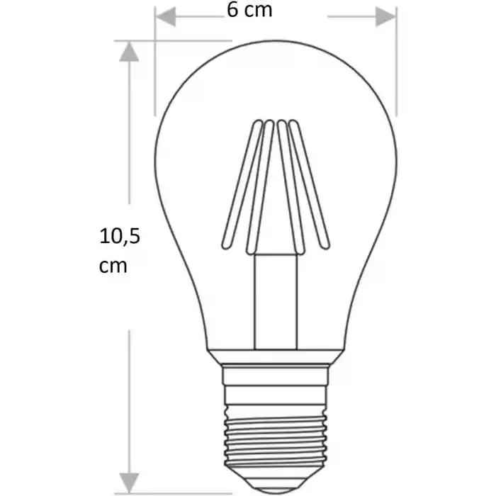 Cata 4w Rustik Led Ampul Amber Ct-4285