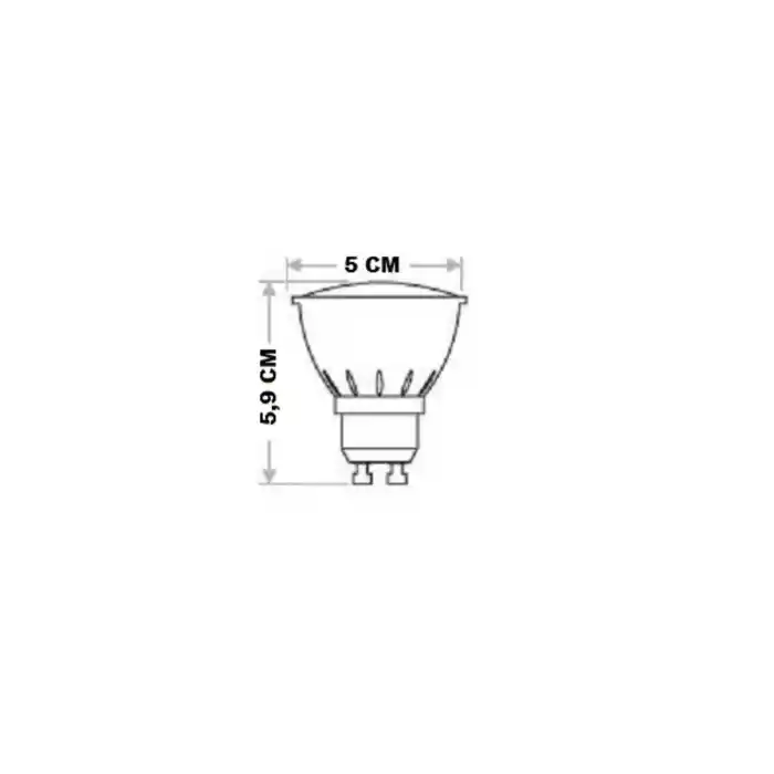 CATA 5 Watt Gu10 Duylu Led Ampul Beyaz CT-4240