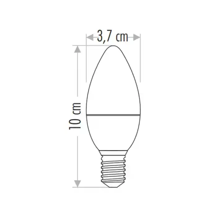 CATA 5w Ledli Buji Ampul ( Beyaz ) Ct-4076b