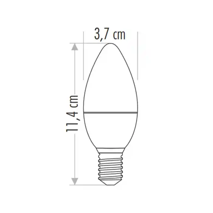 Cata 7w Ledli Buji Ampul ( Beyaz ) Ct-4079b