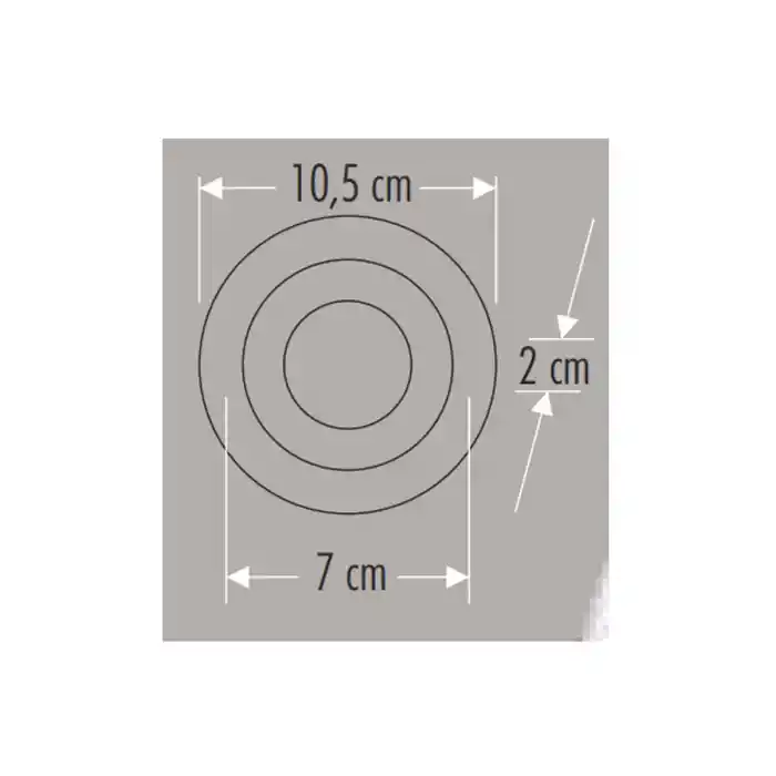 Cata 7w Okyanus Led Spot ( Beyaz-Mavi ) Ct-5120B