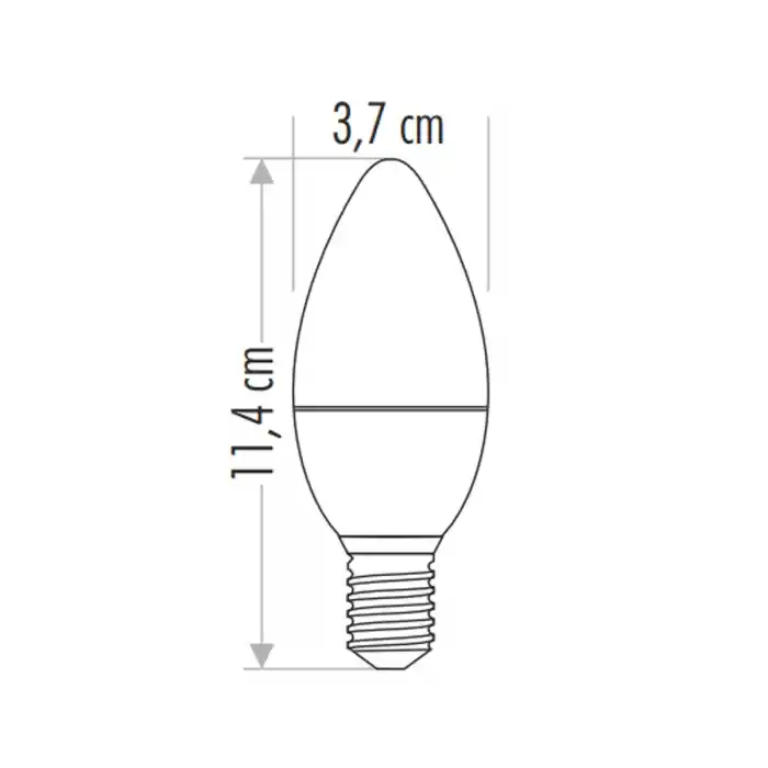 Cata 8W E14 3200K GÜNIŞIĞI Led Buji Ampul CT-4083