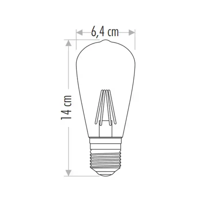 Cata 8w Edison Led Ampul Günışığı Ct-4353g