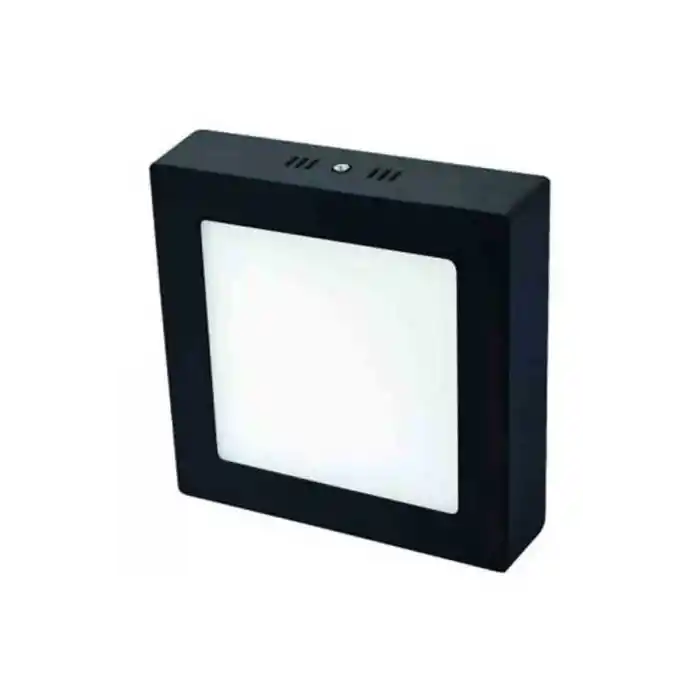 Cata Beyaz Işık 18W Siyah Kasa Sıva Üstü Kare Led Spot Armatür Ct-5236