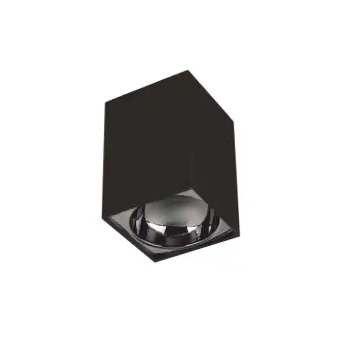 Cata Ct-5420 Bergama Sıva Üstü Armatür ( Gu-10 ) ( Siyah + Platin )