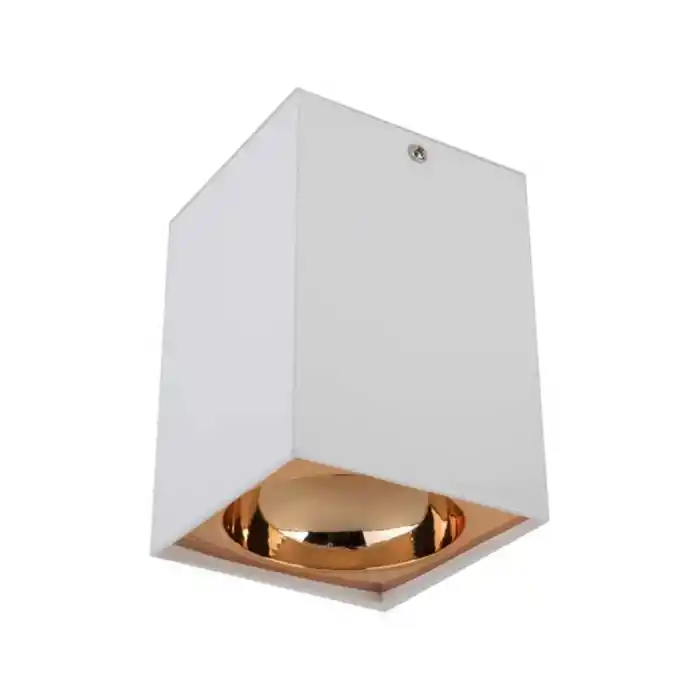 CATA CT-5420 Beyaz Gold Dekoratif Spot Kasa G-10