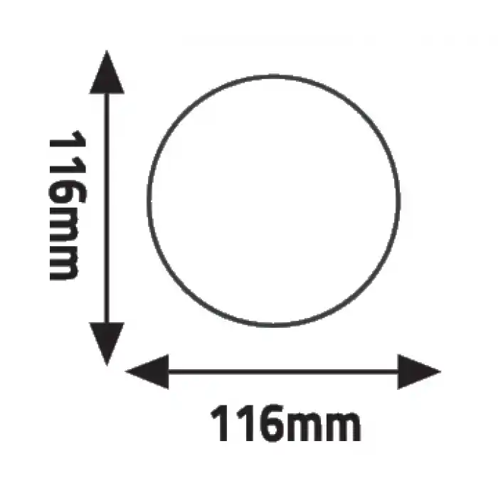 Global K2 KDA714 12W 3000K Günışığı Mars Led Aplik
