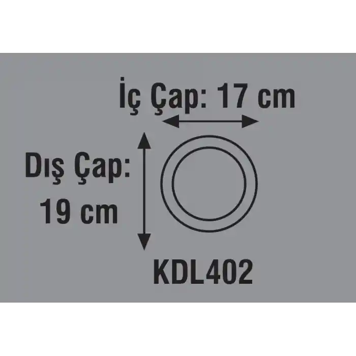 Global K2 KDL402 15W 3000K Günışığı Smd Yuvarlak Slim Led Panel