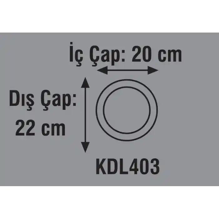 Global K2 KDL403 18W 3000K Günışığı Smd Yuvarlak Slim Led Panel