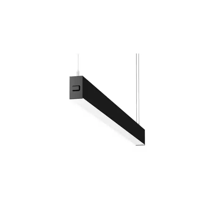 GY 8031-90 Sarkıt Linear Armatür Siyah Kasa 25W 4000K