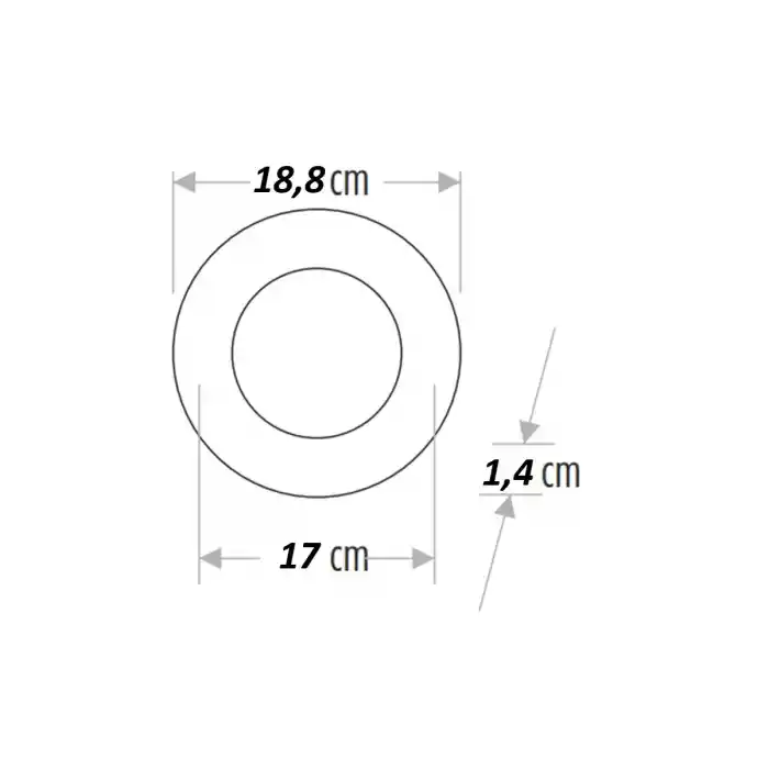 Horoz 15w Slim Kasa Led Spot Beyaz Işık