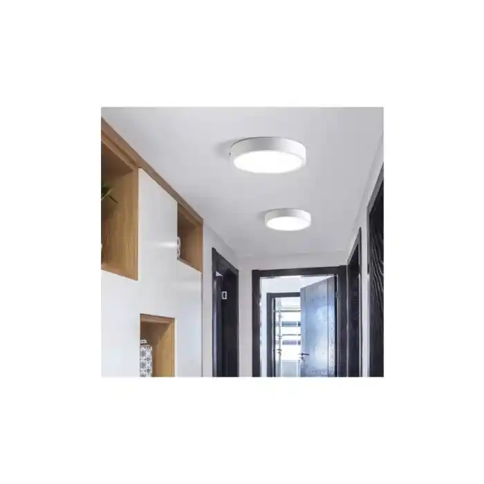 KDL422 Yuvarlak Sıva Üstü Led Panel Armatür 18W Beyaz