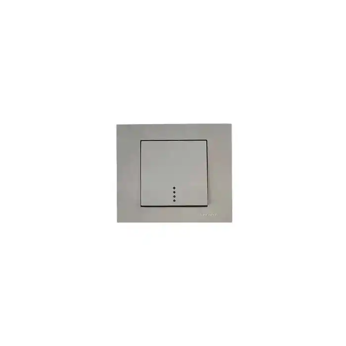 Ovivo Grano Gümüş Işıklı Anahtar