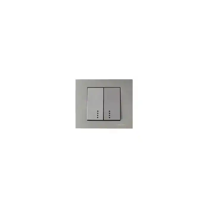 Ovivo Grano Gümüş Işıklı Komütatör