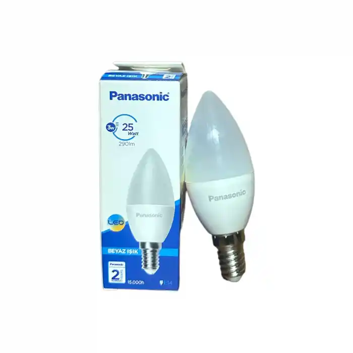 Panasonic 3w E14 6500k Beyaz Işık Led Ampul