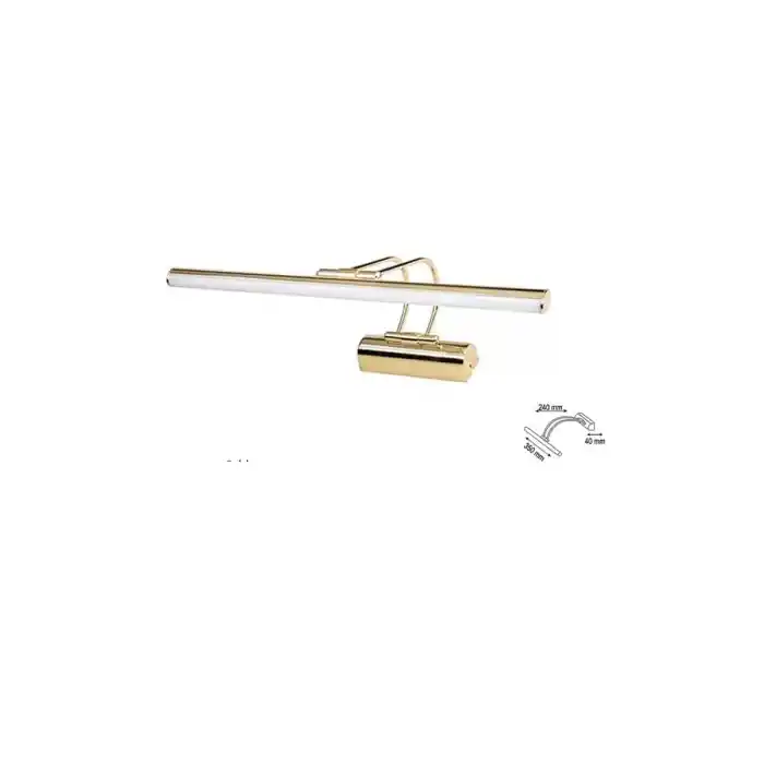 Venso Flüt Aplik Gold Kasa 4000K
