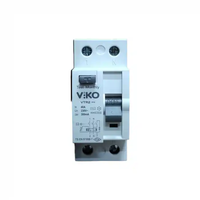 Viko 2p 40a 300ma kaçak akım koruma rolesi