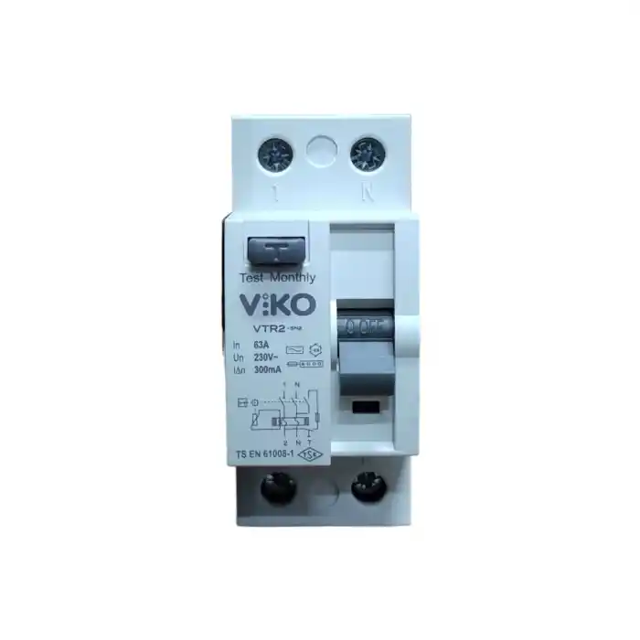 Viko 2p 63a 300ma kaçak akım koruma rolesi