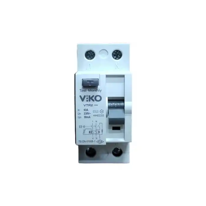 Viko 2p 63a 30ma kaçak akım koruma rolesi