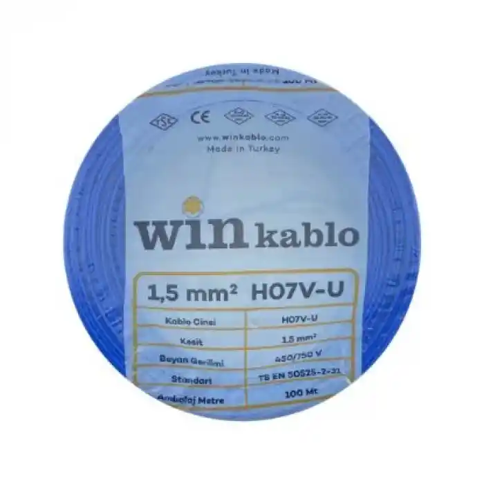 Wın 1.5 Nya Mavi Kablo 100 Metre