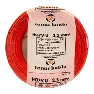 Öznur 2.5 Nya Kırmızı 100 Mt