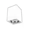 Cata Bergama Sıva Üstü Armatür ( Gu-10 ) ( Beyaz + Platin ) Ct-5420bp
