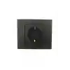 Ovivo Grano Siyah Çocuk Korumalı Priz
