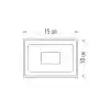 Cata 10w Beyaz Işık 6400 Kelvin Led Projektör