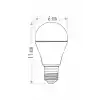Cata 12w Sensörlü Led Ampul Beyaz Ct-4259