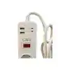 Cata Ct-3000 Akım Korumalı Piton 5 Li Grup Priz 2 Usbli 1,5 Mt Kablolu