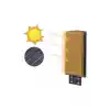 Cata Ct-4692 180W Beyaz Kumandalı Sensörlü Solar Sokak Armatürü
