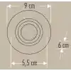 Cata Kristal Cam Spot Ortanca Boş Kasa Ct-6555