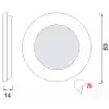 Horoz 3w Slim Kasa Led Spot Günışığı 2700k