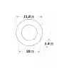 Horoz 6w Slim Kasa Led Spot Günışığı