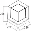 Horoz Prizma E27 Duylu Bahçe Armatürü Beyaz 400-020-129