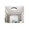 MX-1054 24W Sıva Üstü Yuvarlak LED Panel Siyah Kasa  4000K Ilık Beyaz