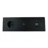 Ovivo Grano Siyah Üçlü Set Topraklı Priz + Uydu Tv Prizi + Nümeris Telefon Prizi Cat3