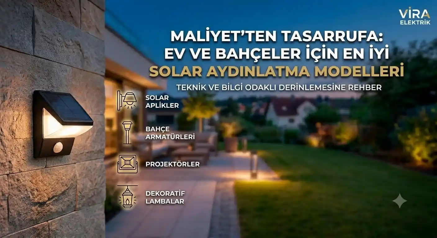 Maliyetten Tasarrufa: Ev Ve Bahçeler İçin Güneş Enerjili Solar Ürünler Hakkında Kısa Bilgiler