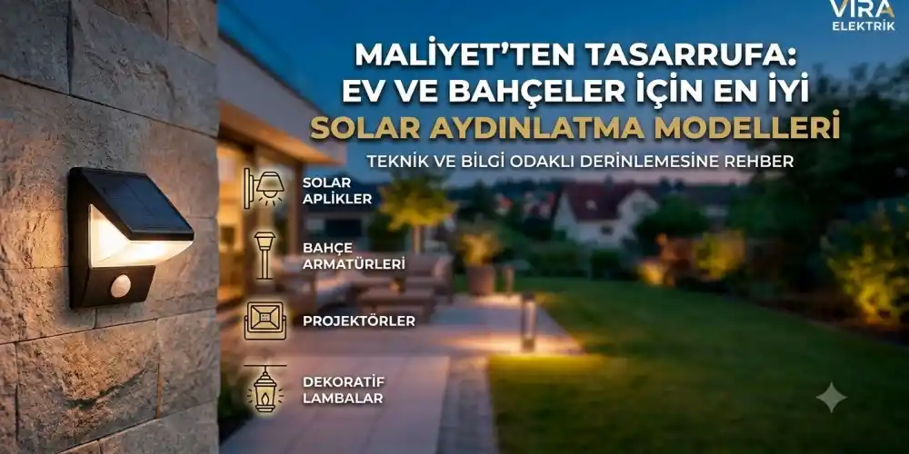 Maliyetten Tasarrufa: Ev Ve Bahçeler İçin Güneş Enerjili Solar Ürünler Hakkında Kısa Bilgiler