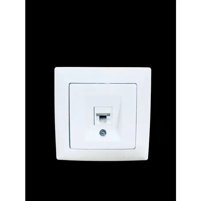 Günsan Visage Beyaz Data Prizi Cat6 + Çerçeve