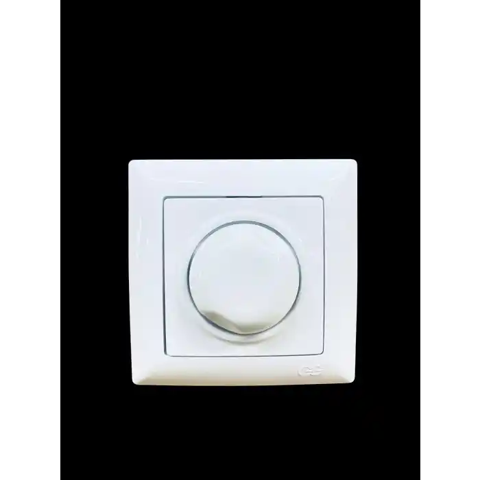 Günsan Visage Beyaz Dimmer Anahtar 1000va + Çerçeve
