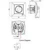 Günsan Visage Beyaz Dimmer Anahtar 1000va + Çerçeve