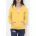 Kapşonlu Fermuarlı Sweat Sarı - 11866.108.
