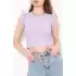 Kolları Fırfırlı Bluz Lila - 10810.1567.