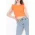 Kolları Fırfırlı Bluz Oranj - 10810.1567.
