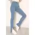 Paça Yırtmaçlı Kot Pantolon Mavi - 10631.1184.