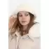Peluş Şapka Ekru - 11899.1100.